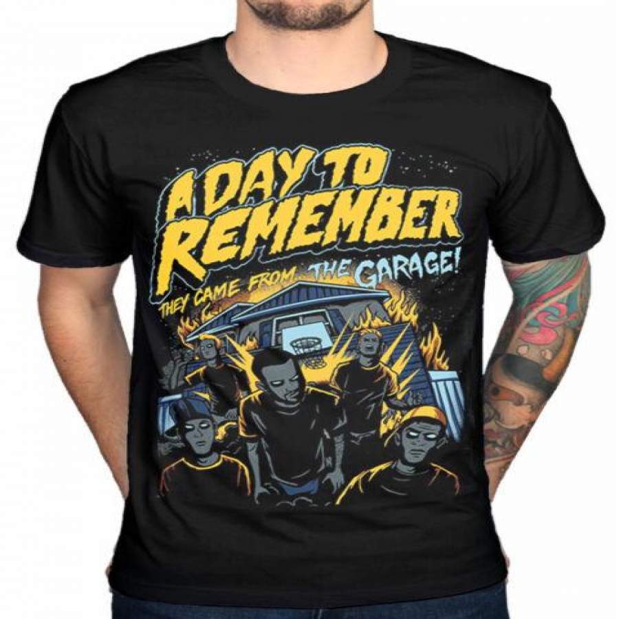 A Day To Remember Band Mens Black Cotton T-shirt