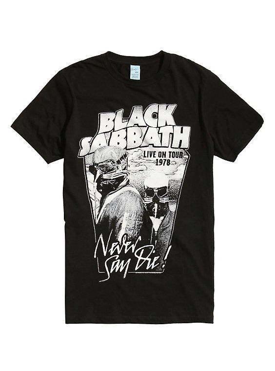 Black Sabbath Never Say Die Tour Shirt