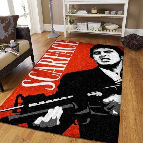 Scarface Area Rug Tony Montana / Mov &hellip;