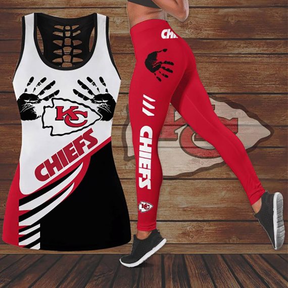 Gift For Wife Gift For Her Kansas City Chiefs Hollow Tank Top Leggings Ch1