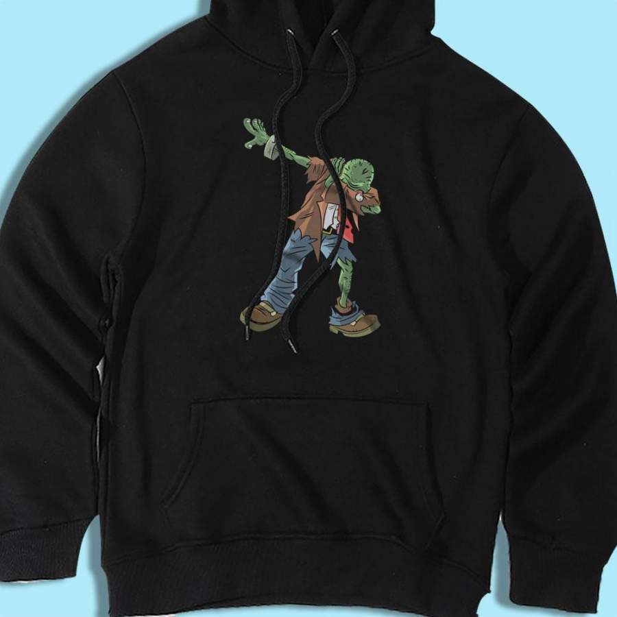 Zombie Halloween Dab Men’S Hoodie