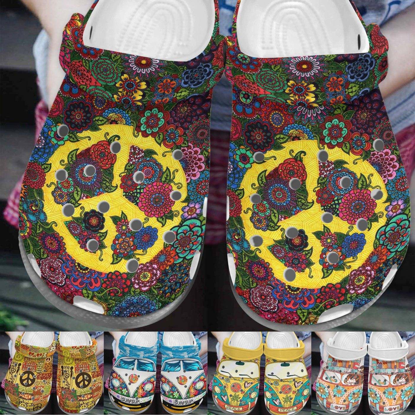 The Peace Sign Shoes Crocs – F &hellip;
