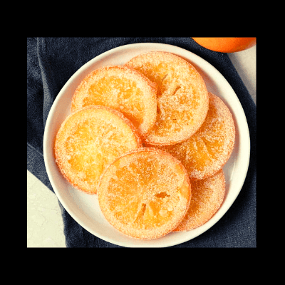Freeze Unpeeled Orange Slices