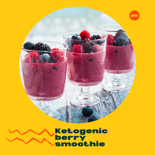 Ketogenic berry smoothie
