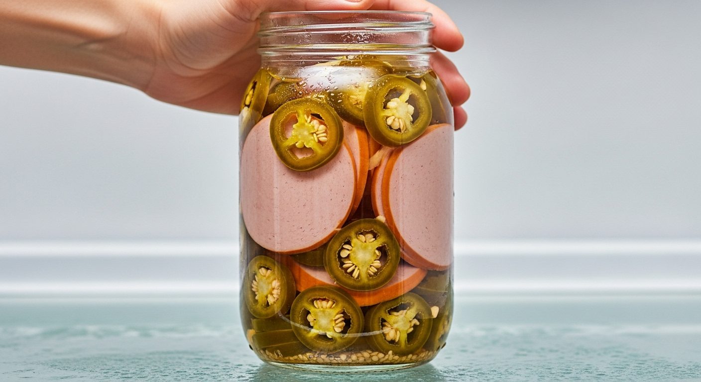 Pickled Bologna in Jar