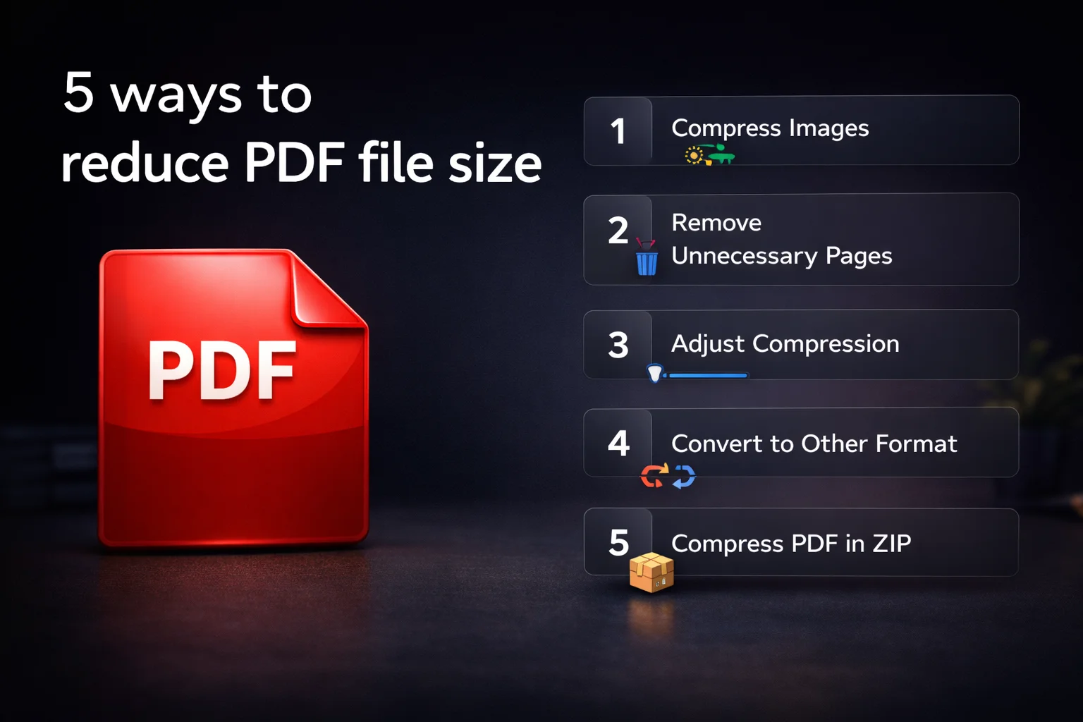 5 Ways to Reduce PDF File Size (Without Losing Quality) | iConvertOnline