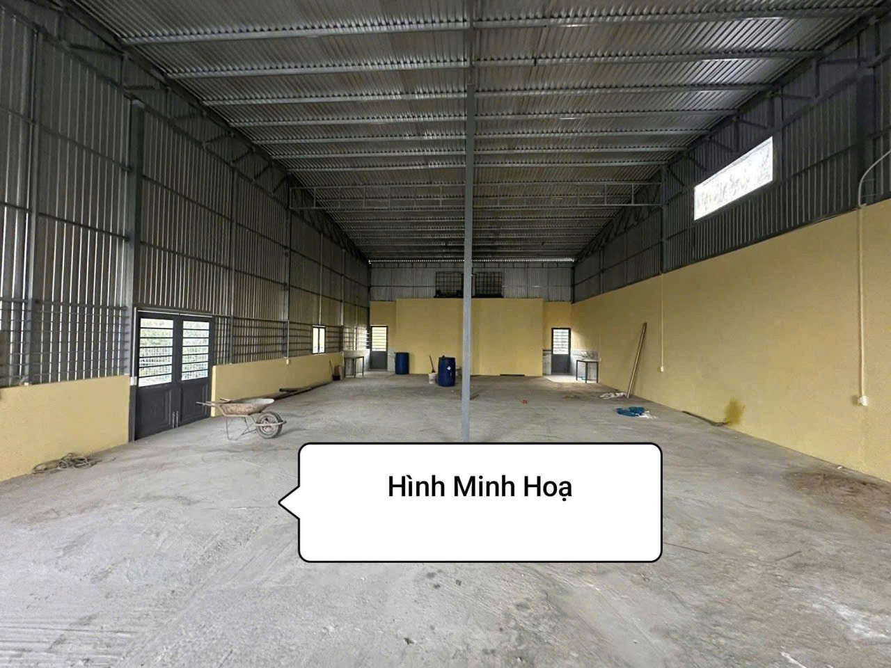 Cho thuê kho khu Phước Lý Hòa Minh, giá tốt