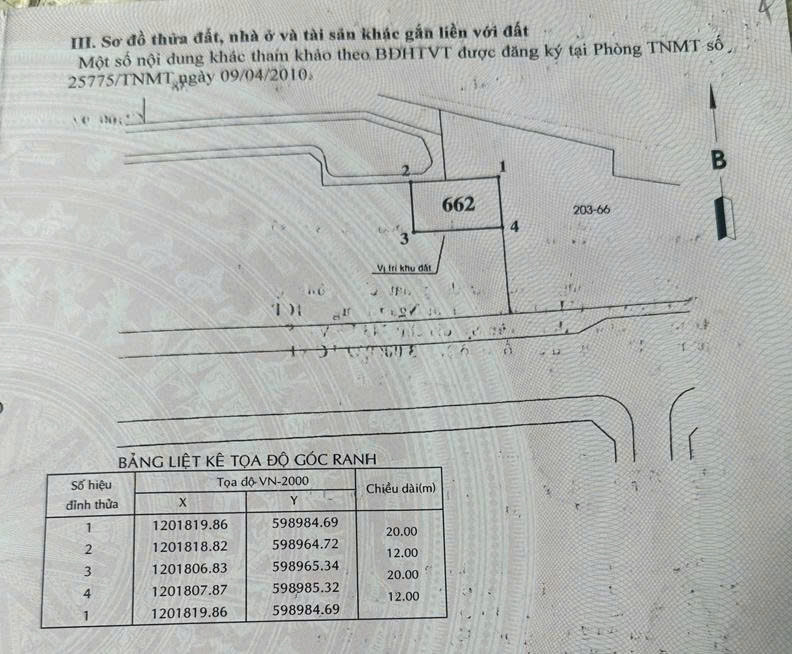 Bán đất biệt thự 240m² - Sổ riêng - KDC Phú Nhuận, phường Thới An, TP HCM - Mặt tiền 20m
