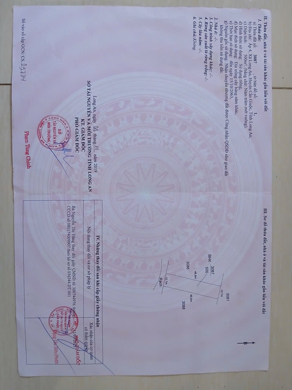 Bán Đất Vườn 500m² Giá 750 triệu (10m7 * 46m) Gần Chùa Pháp Bửu