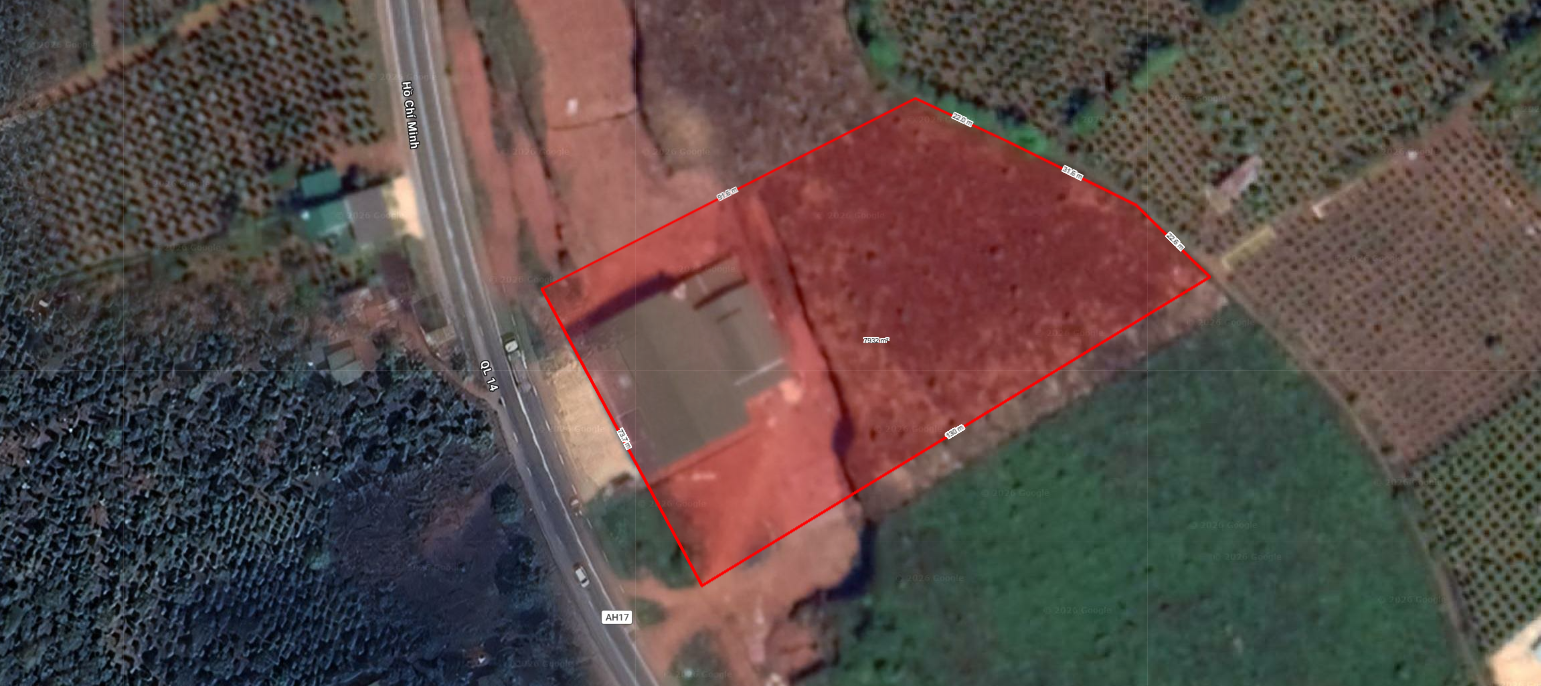 Bán đất 7912m² thổ cư 400m² ngang 74m giá 18.5 tỷ tại Xã Thuận Hạnh