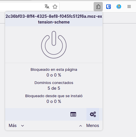 cómo abrir la configuración de uBlock Origin