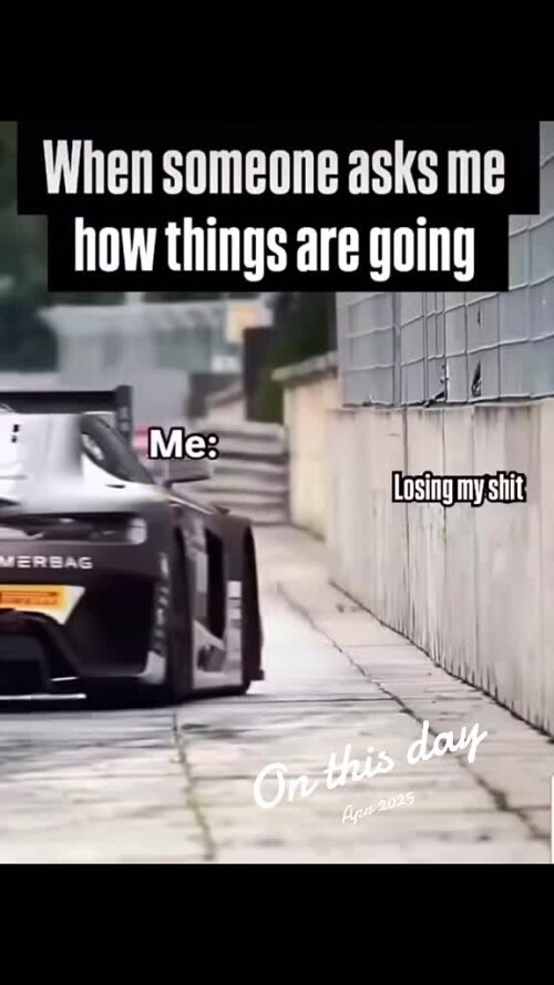 losing my shit