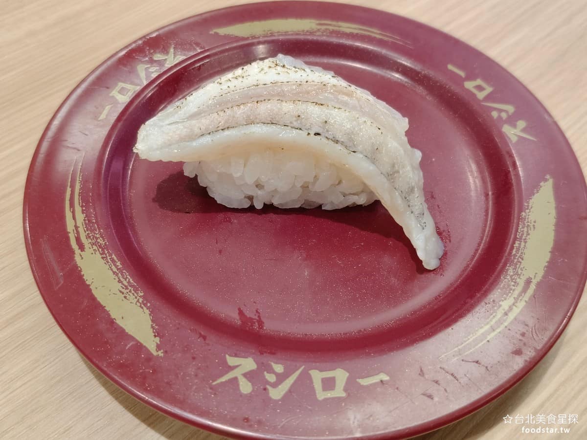 スシロー壽司郎台北內湖美麗華店 スシロー壽司郎台北內湖美麗華店菜單 スシロー壽司郎台北內湖美麗華店推薦 炙燒甘鯛 炙燒滿滿的鯛魚,吃起來口感很軟,只不過這裡的炙燒,吃起來都不太像炙燒,都比較生。 @台北美食星探