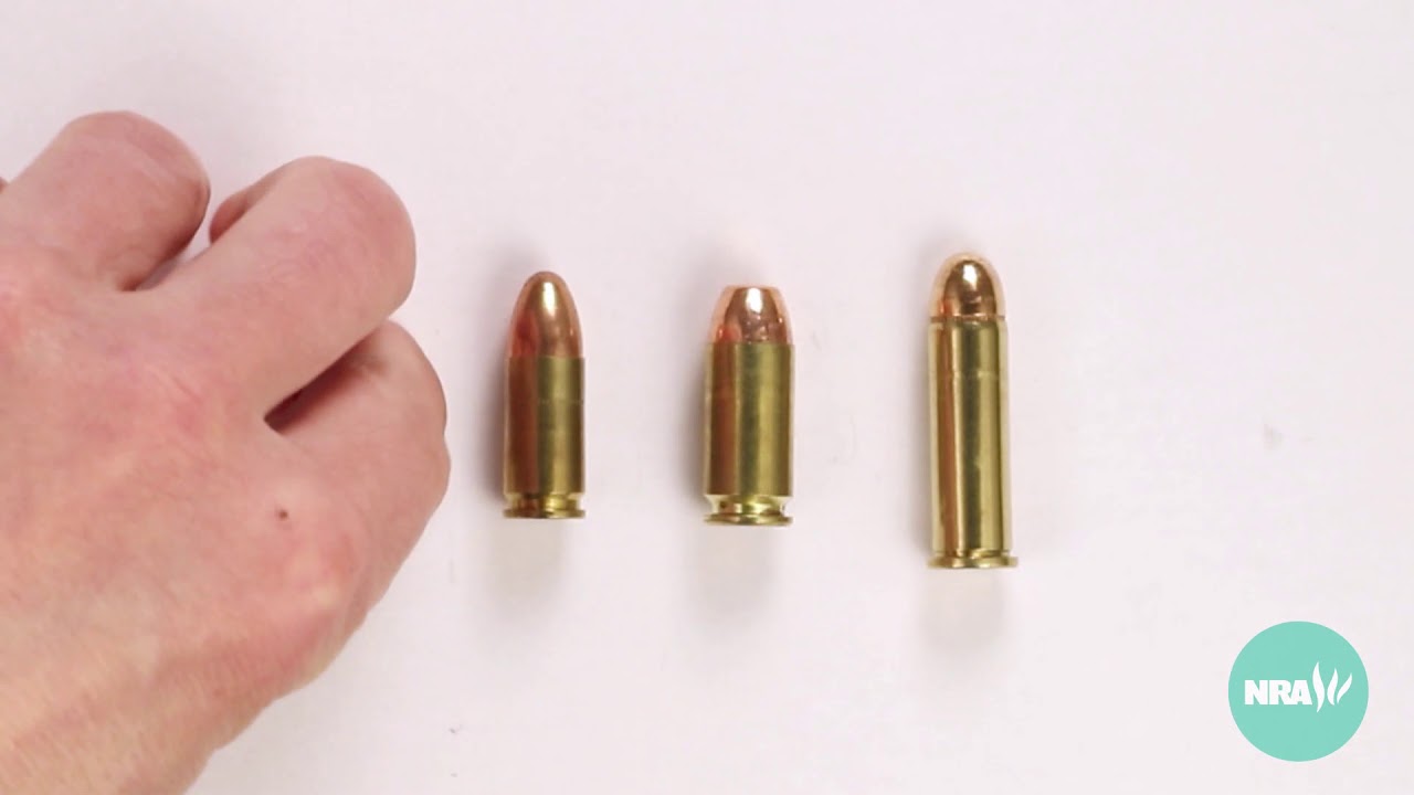 list of handgun ammo inside diameter
