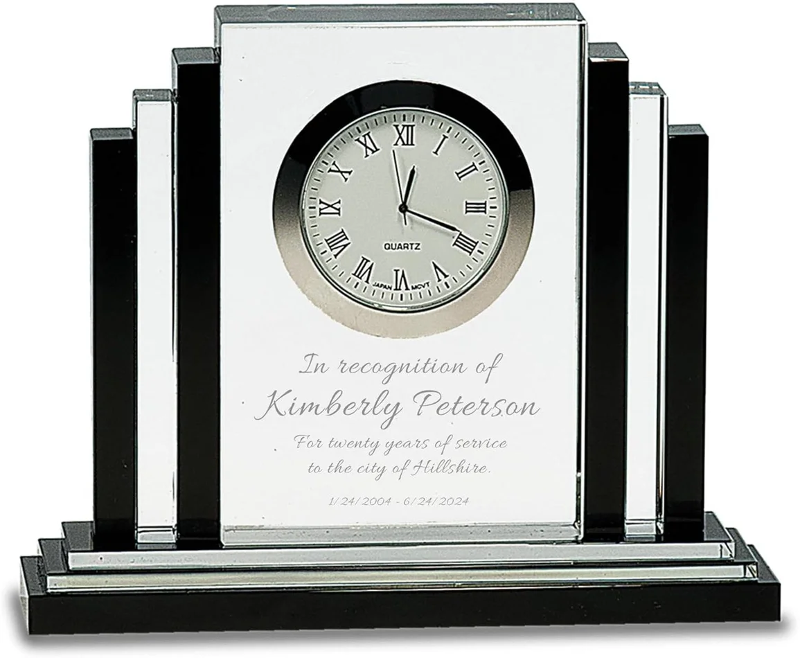 desk clock for productivity workspace time blocking
