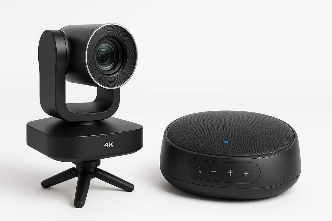 video conferencing system in a meeting room
