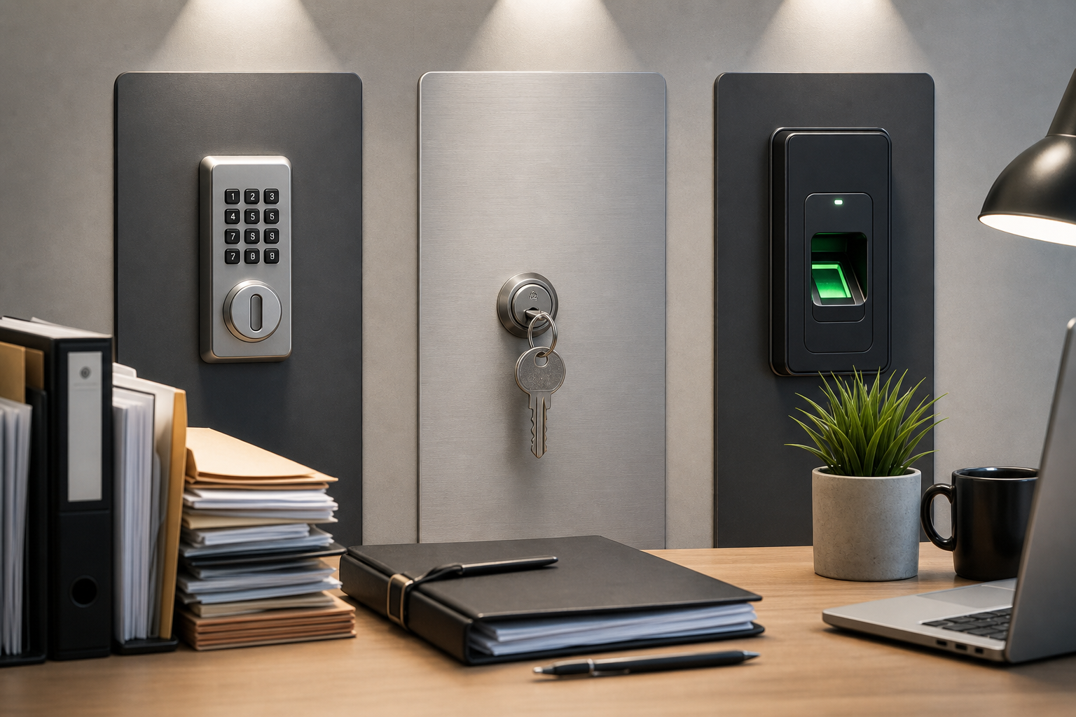 Keypad, Key, and Biometric Lock Types