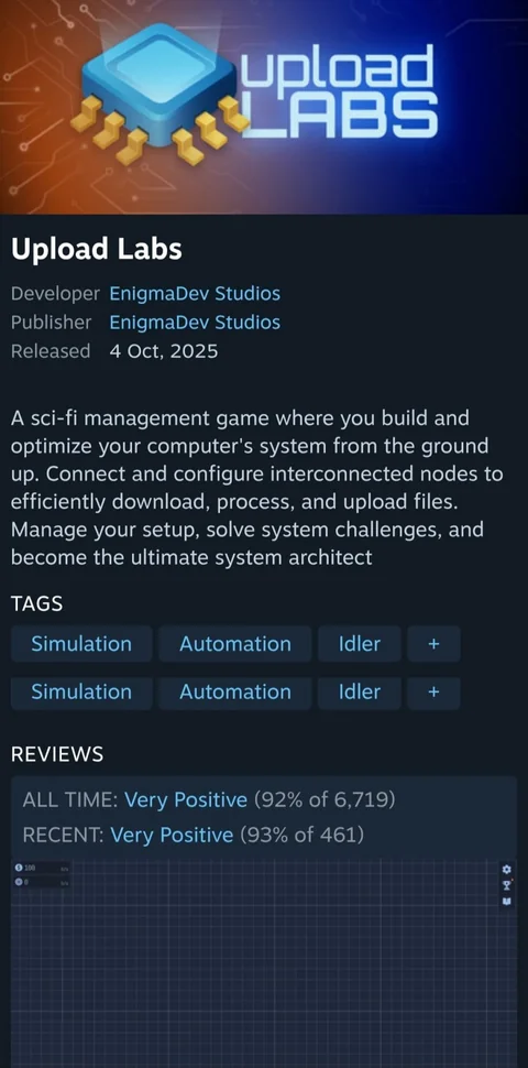 [스팀] Upload Labs (무료/무료)8