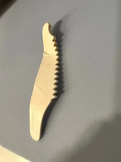 [유머]종이빨대보다 더한 종이칼 실사용 영상