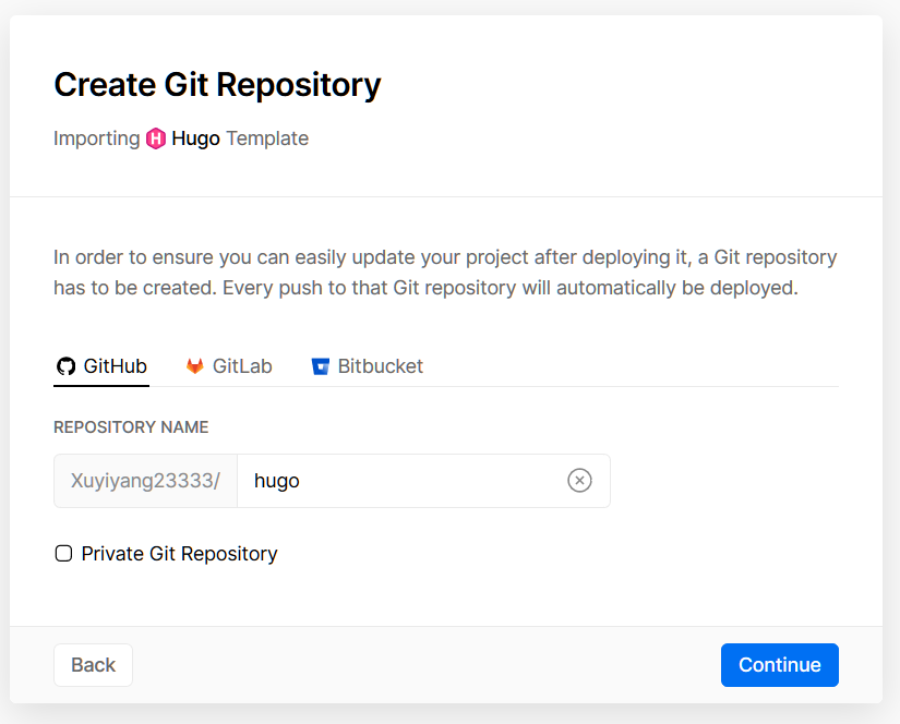 创建 Git 存储库
