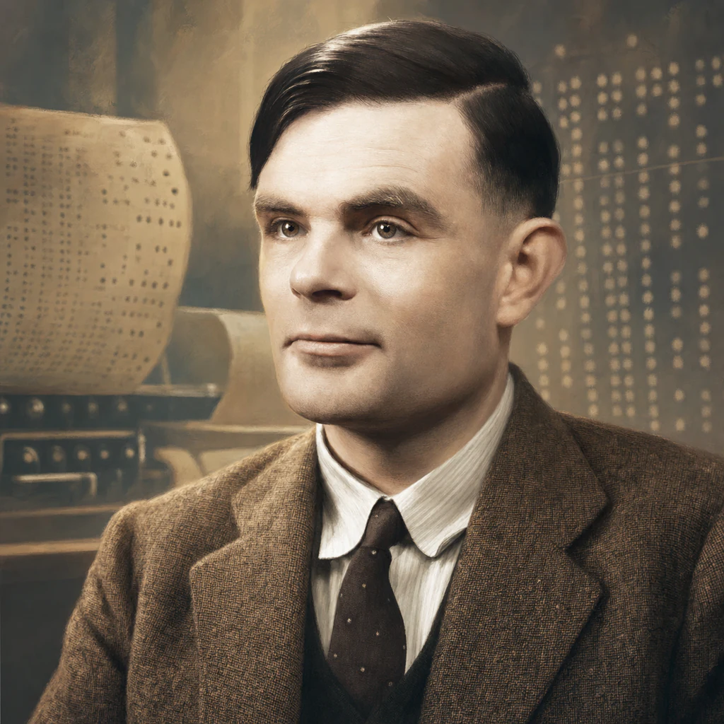 Portrait of Alan Turing
