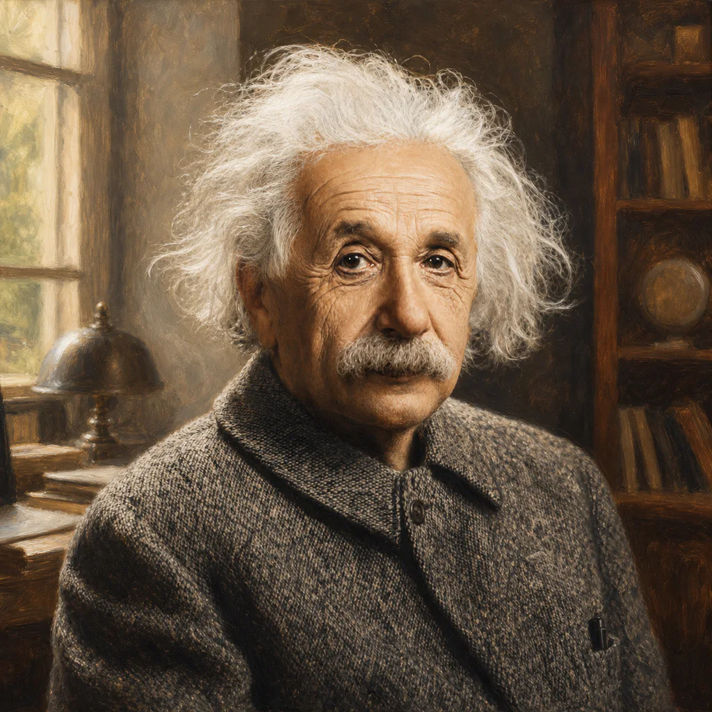 Portrait of Albert Einstein