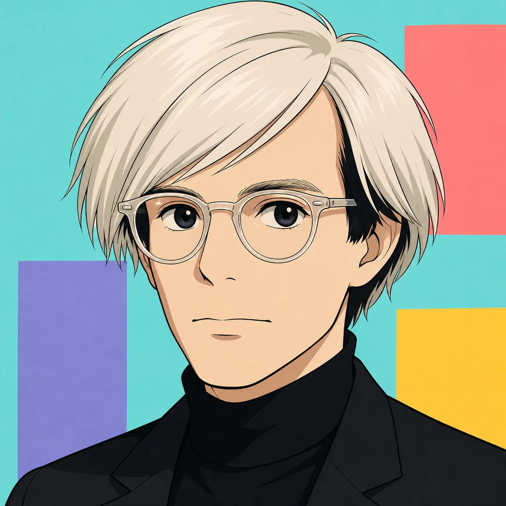 Portrait of Andy Warhol