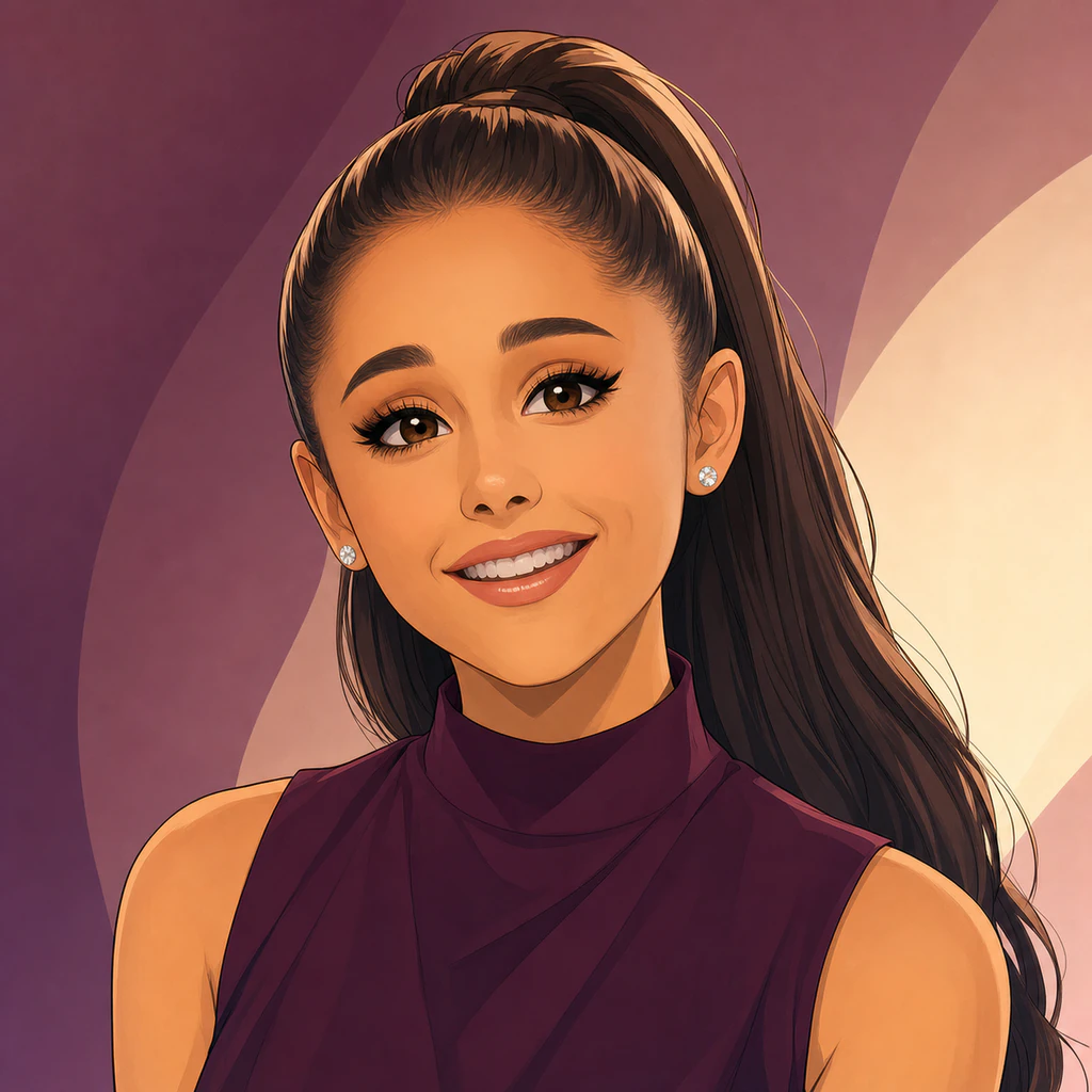 Portrait of Ariana Grande