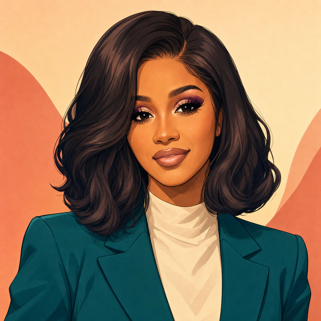 Portrait of Cardi B