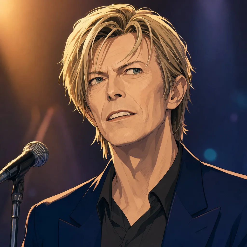Portrait of David Bowie