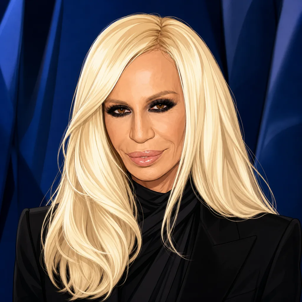 Portrait of Donatella Versace