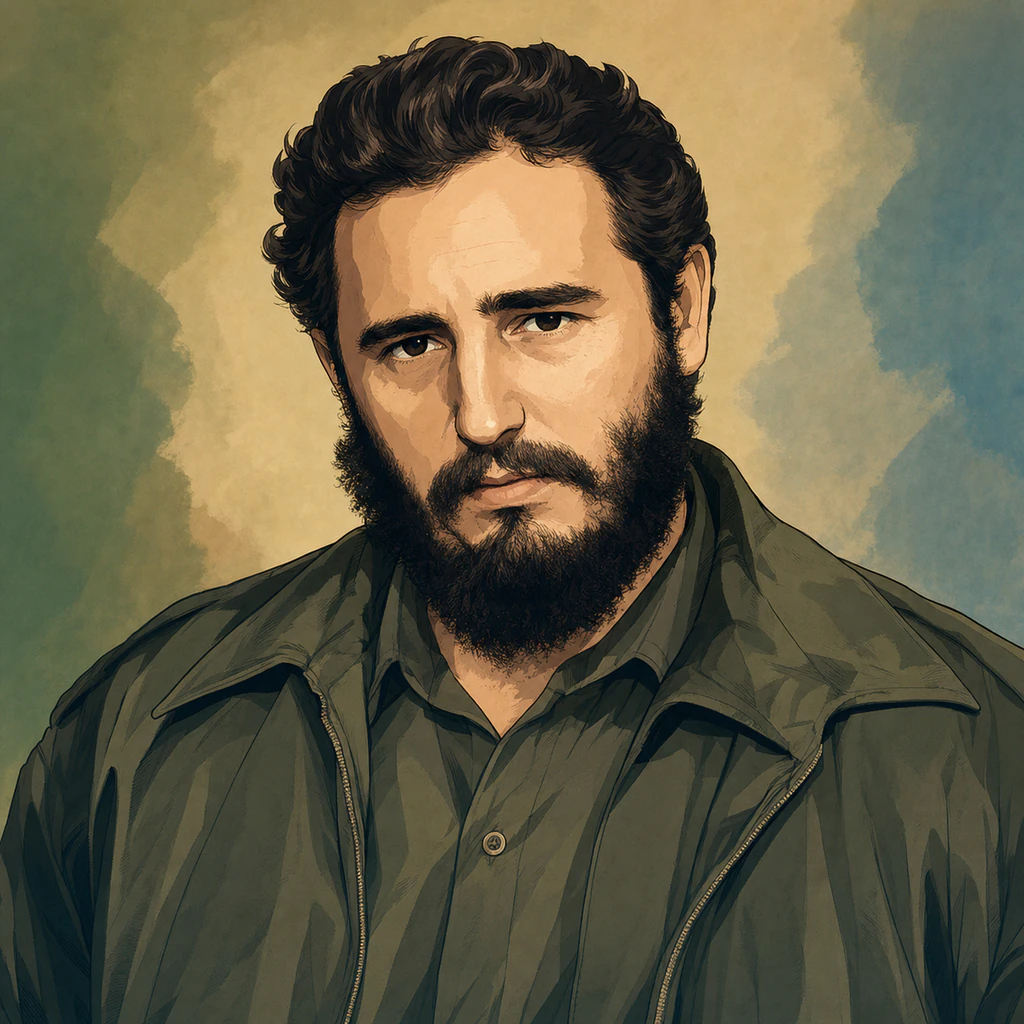 Portrait of Fidel Castro