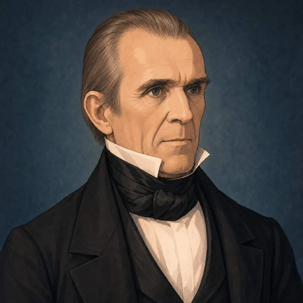 Portrait of James K. Polk