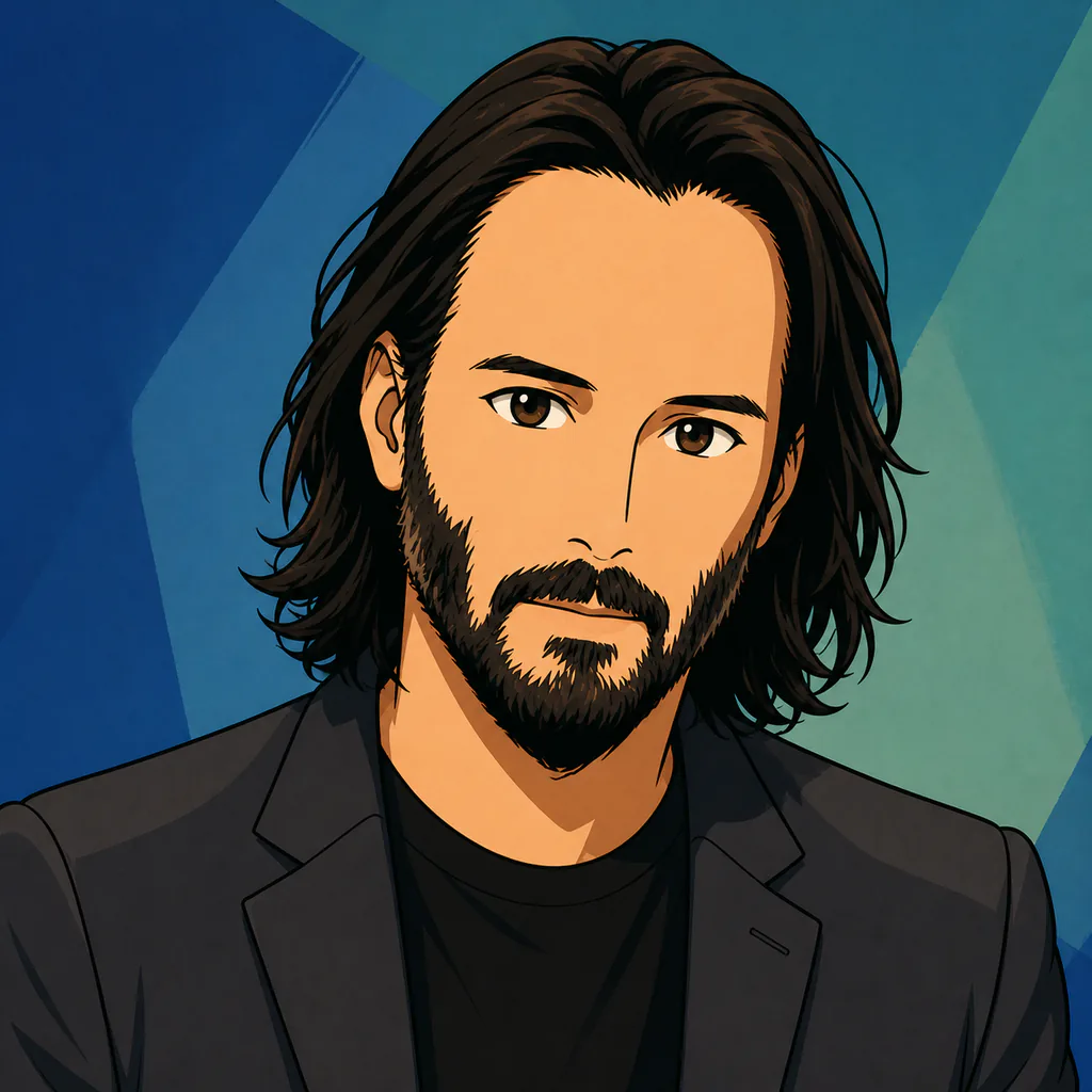 Portrait of Keanu Reeves