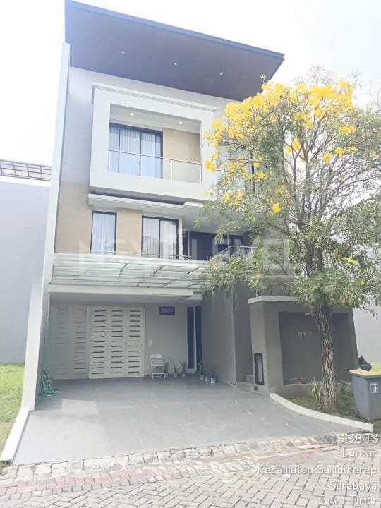 Dijual rumah di the mansion Pakuwon indah full furnished Surabaya barat
