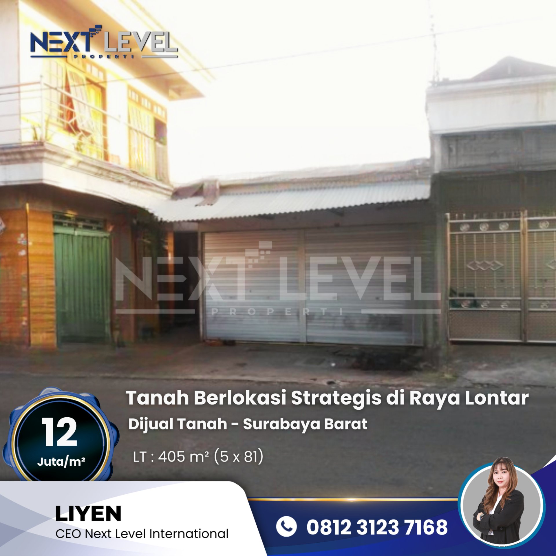 Dijual Tanah Lokasi Strategis - Surabaya Barat