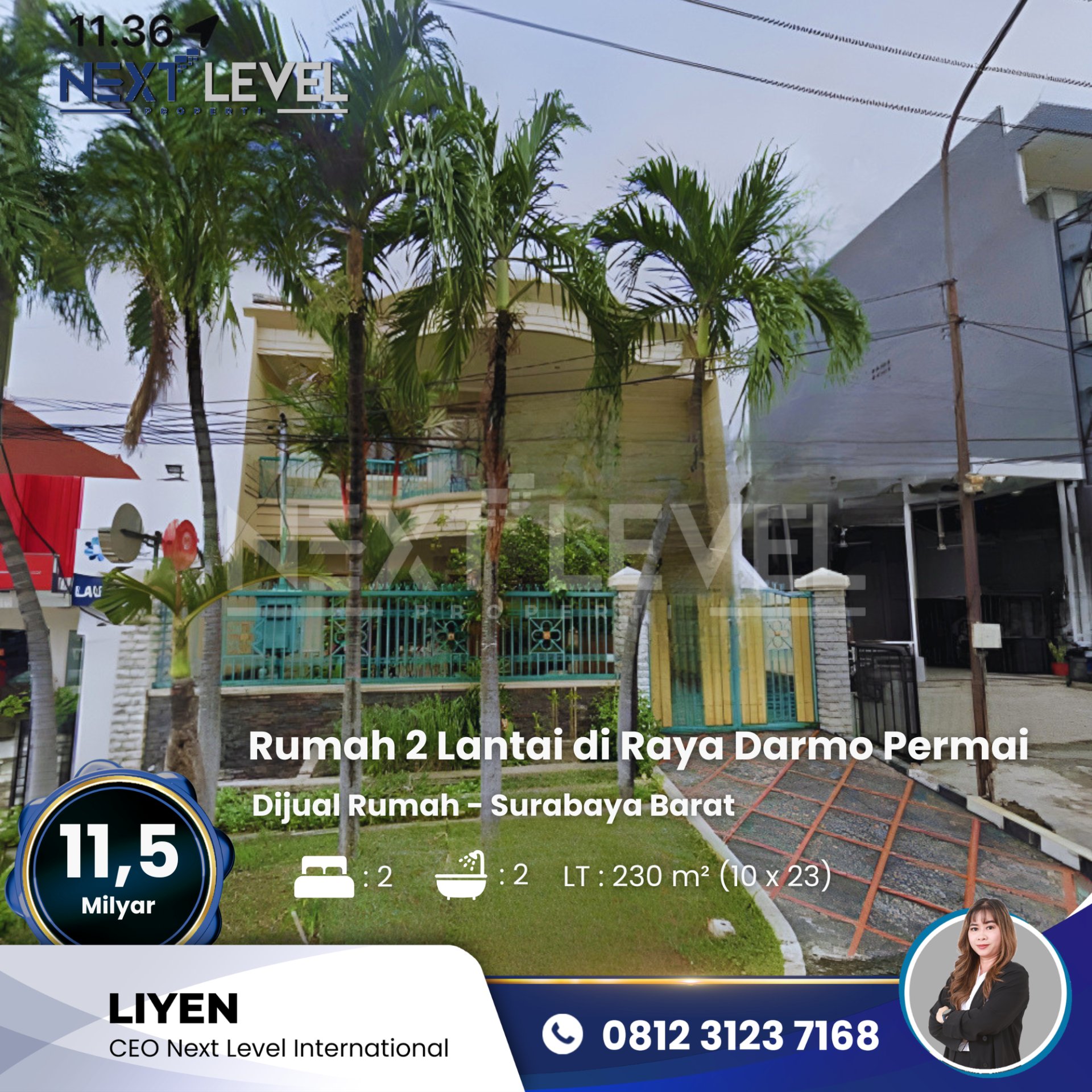 Dijual Rumah 2 Lantai Siap Huni - Surabaya Barat