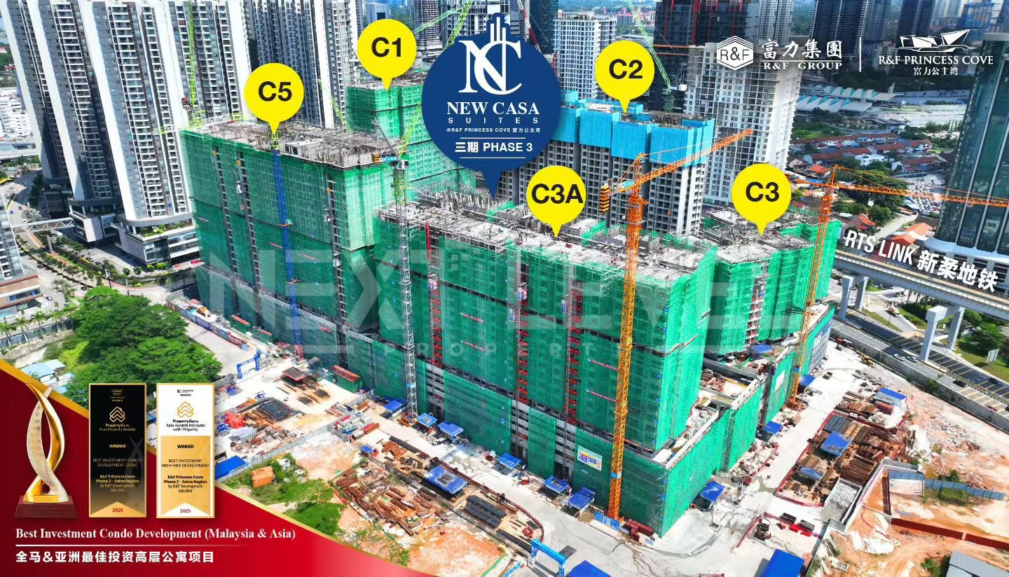 Princess Cove Johor Bahru Malaysia ada banyak pilihan 1BR / 2BR / 3BR / 4BR
