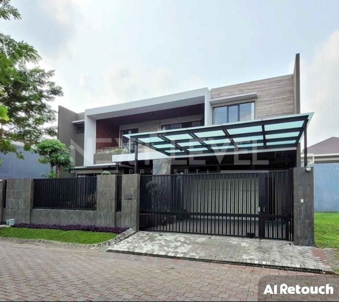Dijual Rumah Mewah Brand New Gress Pakuwon Indah Minimalis Strategis Siap Huni