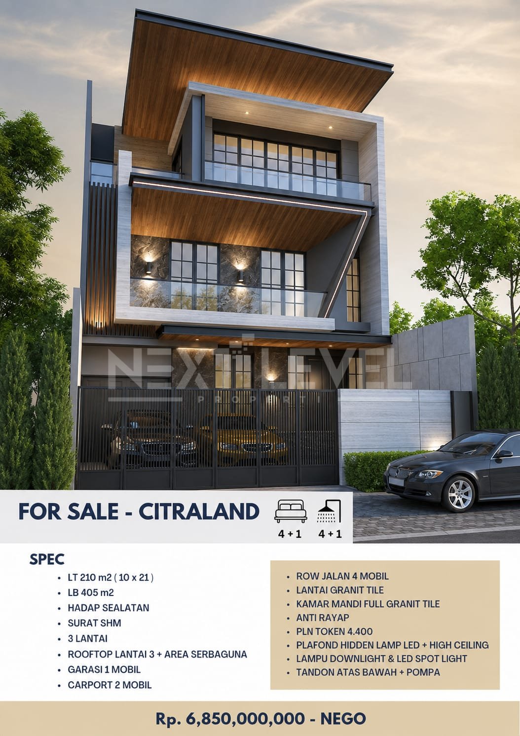 ALAM HIJAU CITRALAND ADA ROOFTOP