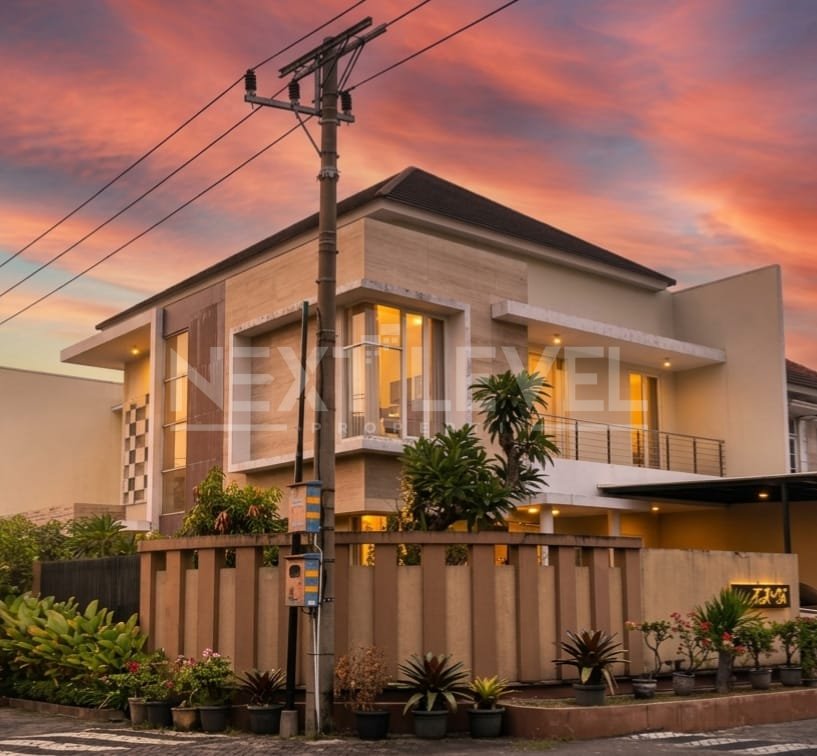 DIJUAL RUMAH HOOK MEWAH di Taman Pondok Indah Wiyung Surabaya