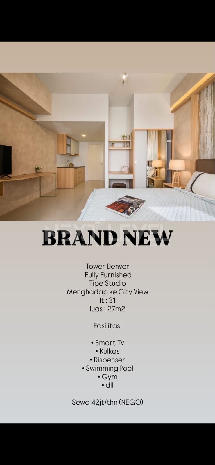 Sewa Apartemen Denver New 