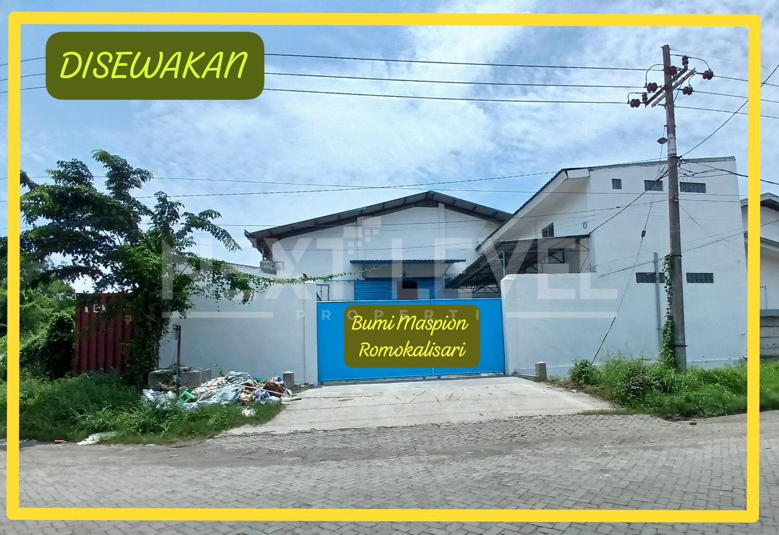 Gudang Bumi Maspion Romokalisari Jalan Utama