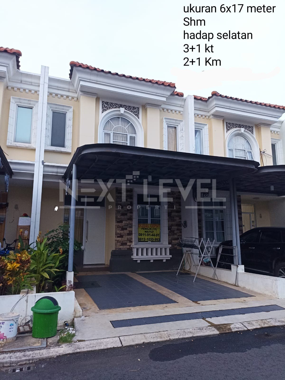 DIJUAL, Rumah di JGC Cluster La Seine SHM, menghadap Selatan