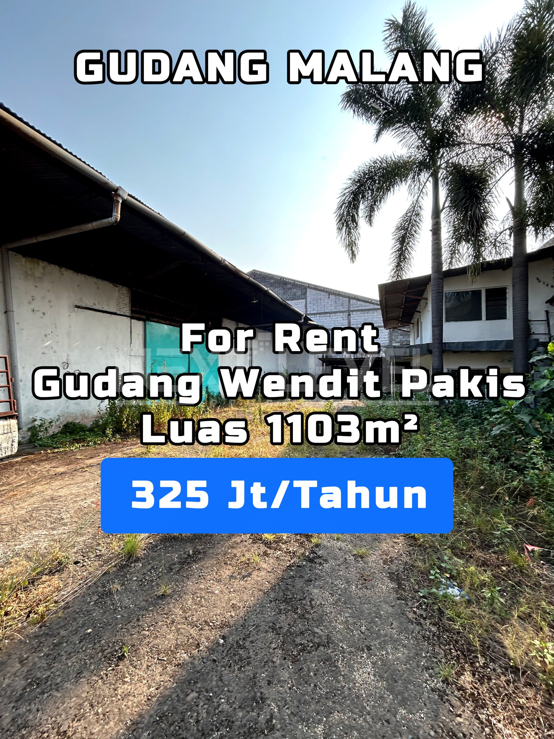 Tanah Gudang Luas 1100m² Industri Wendit Pakis Malang 