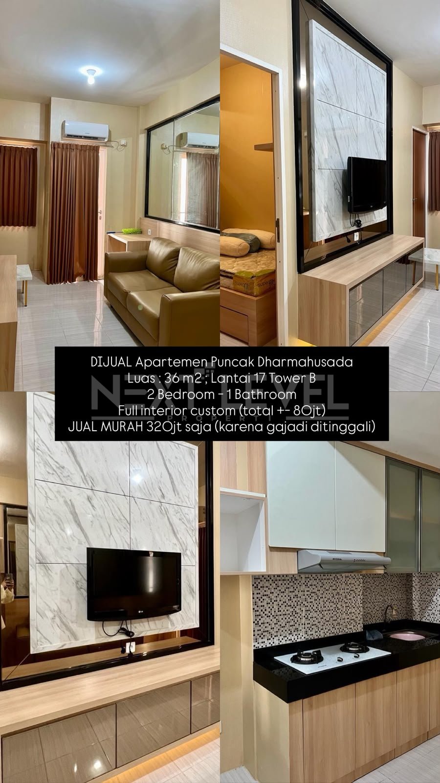 Jual Rugi Apartemen Dharmahusada 