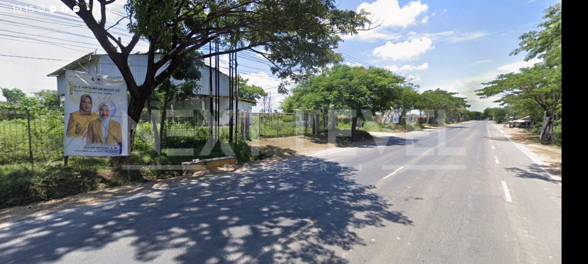 DIJUAL SEGERA Tanah dan bangunan luas tepi jalan raya Bancar, Tuban. Cocok untuk pergudangan, bengkel, pabrik dll