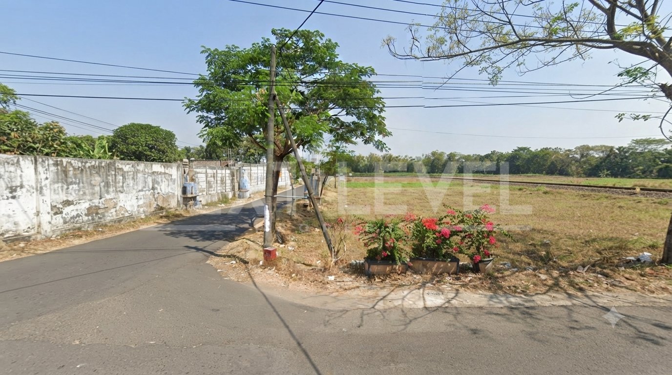 DIJUAL TANAH 2194m² Nol jalan raya Nganjuk