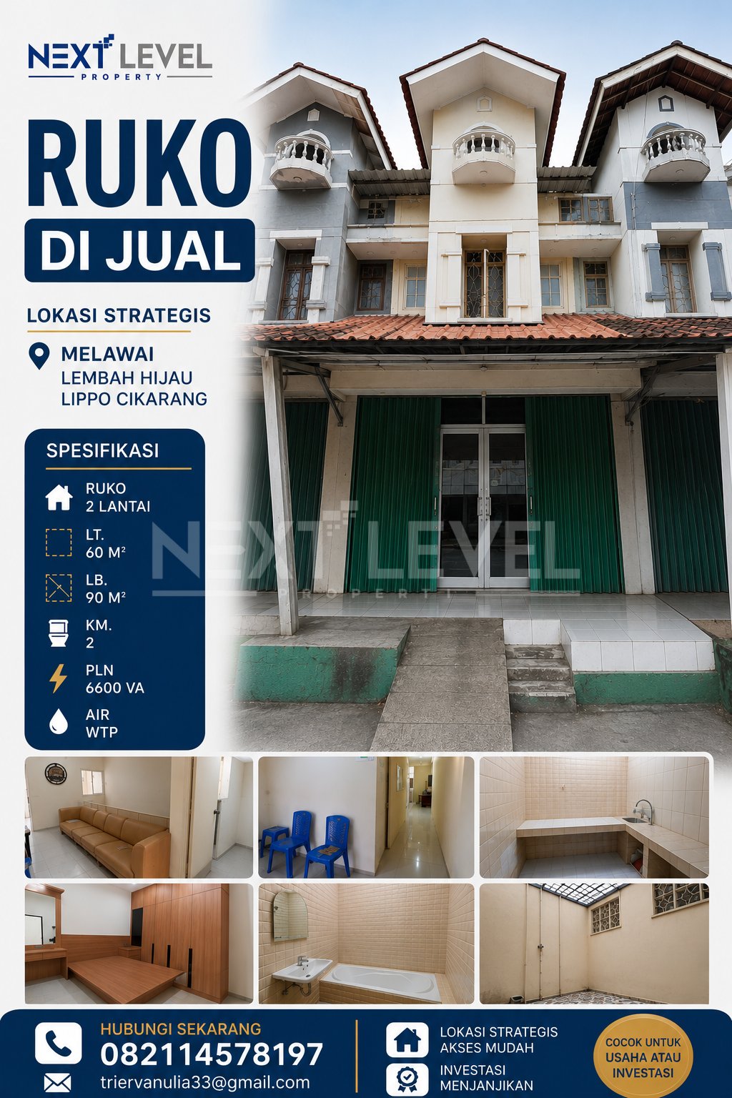 Ruko Melawai Lembah hijau