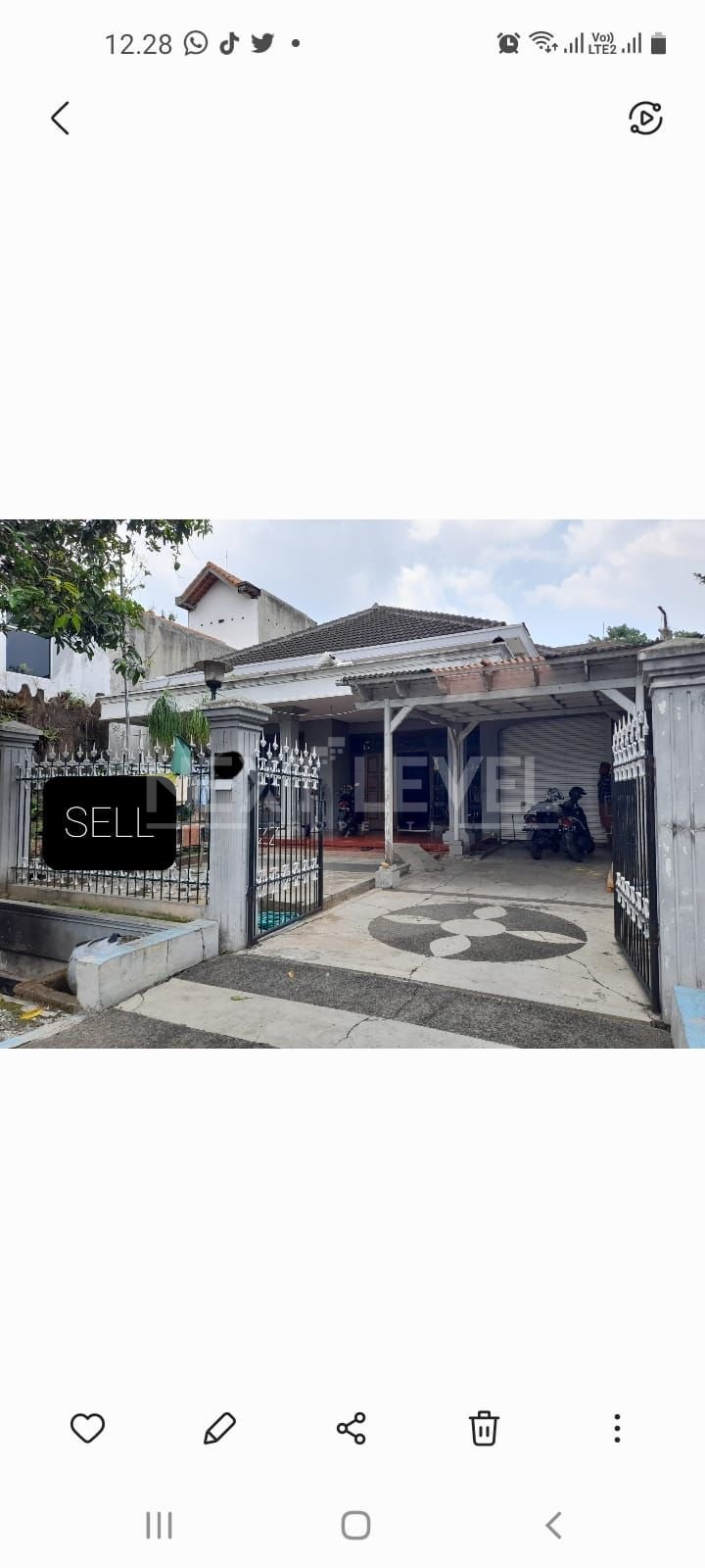 Rumah Strategis Dekat Pusat Kota Malang. Dekat Alun-Alun Tugu Malang, Stasiun Kota Baru, Universitas Brawijaya (UB), MATOS, Jalan Ijen.MLG00128